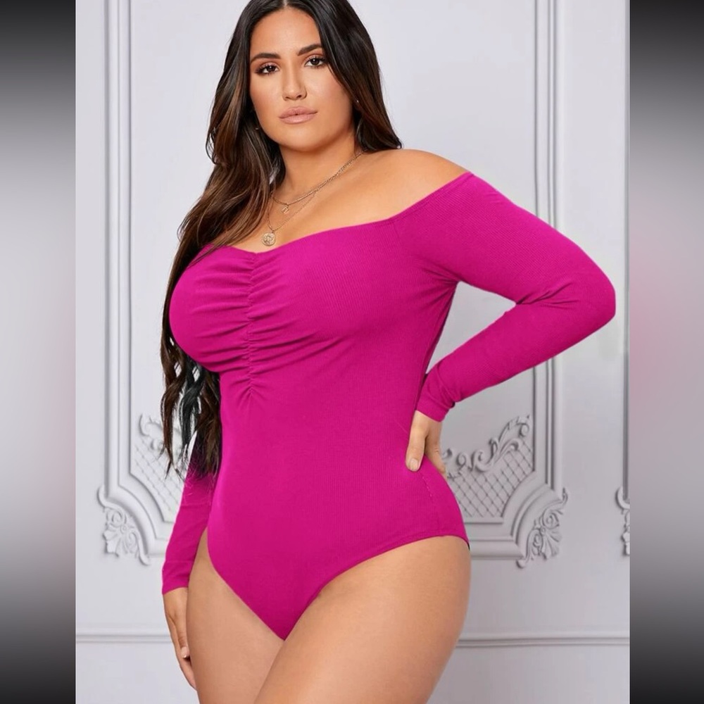 NWT Hot Pink Body Suit